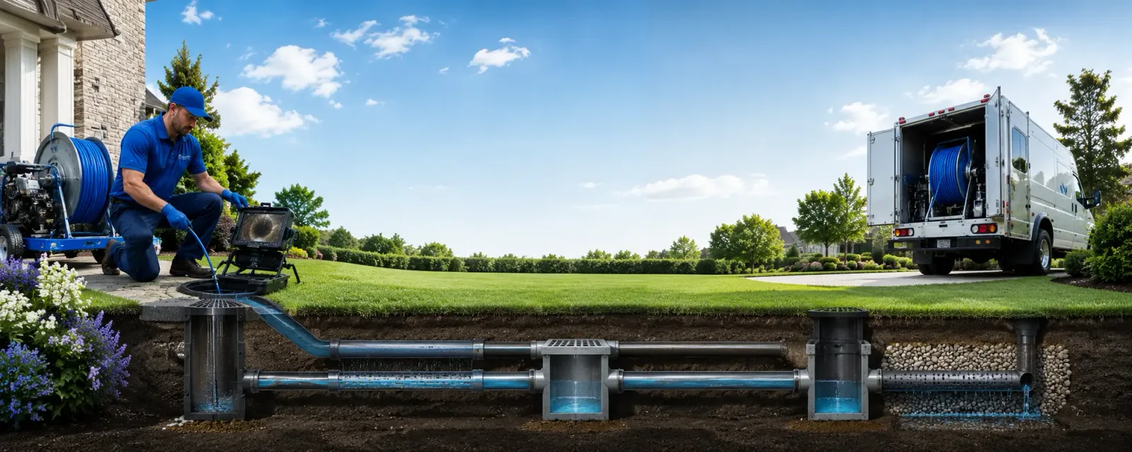Outdoor drain cleaning information for Vermontville, MI