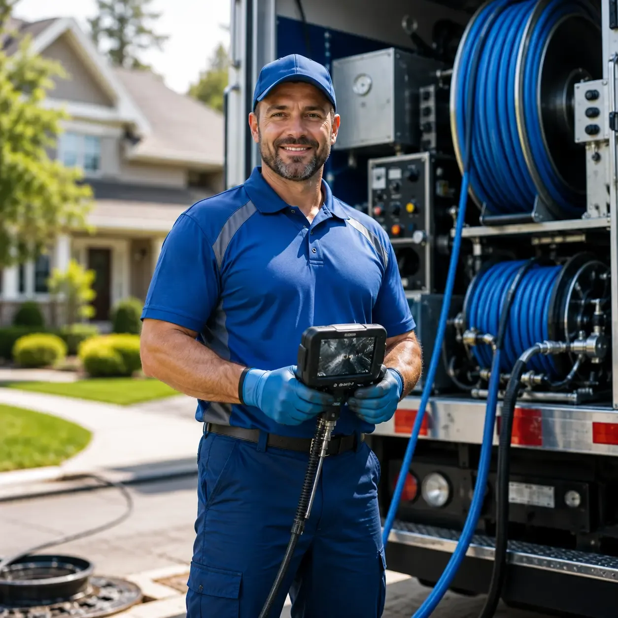 Local outdoor drain cleaning specialists in Vermontville, MI